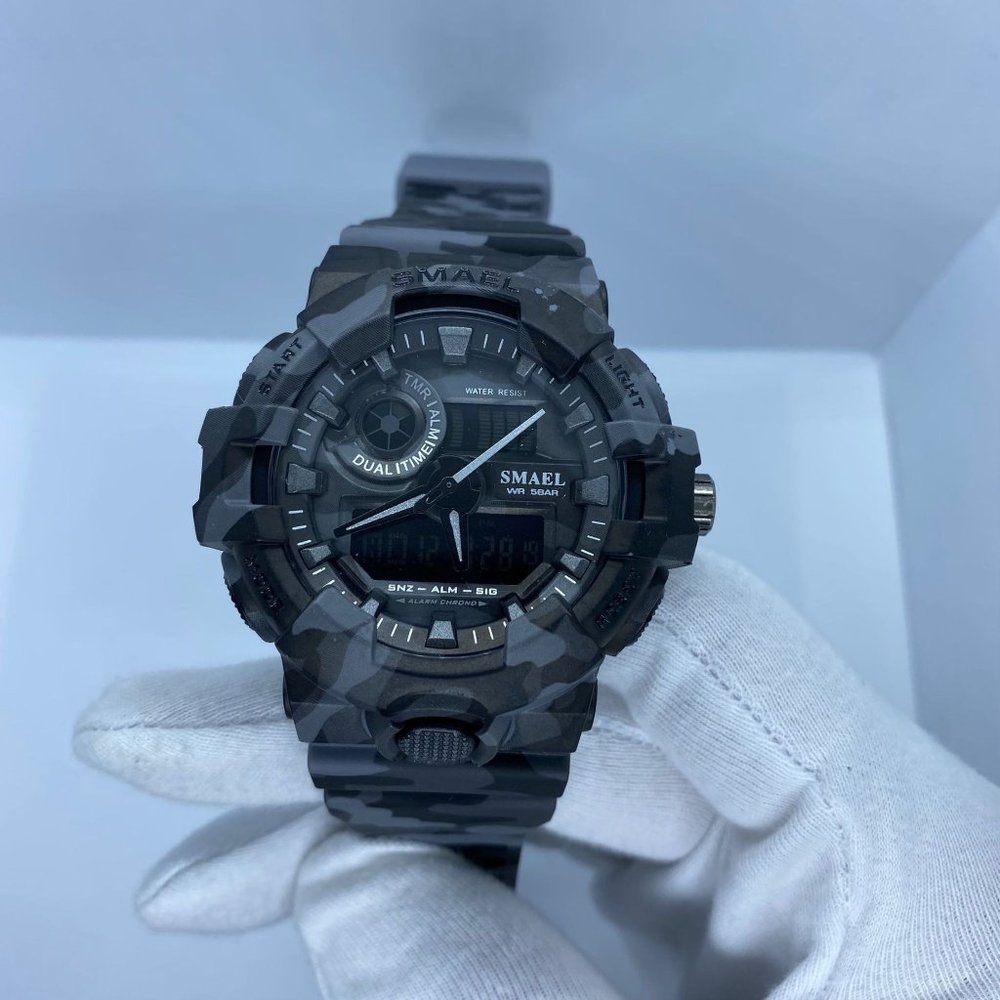 Digital Quartz Wristwatch 50M Waterproof For Men